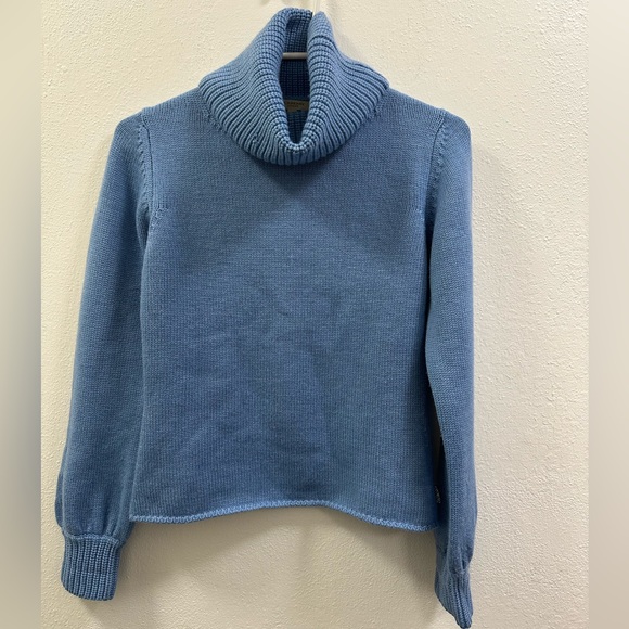 Authentic Burberry Women’s Turtleneck Wool Sweater,‎ Sz M - Picture 1 of 12